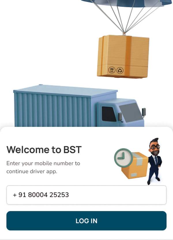 Delivery status update interface